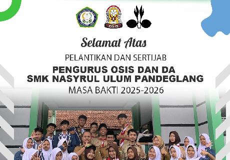 PELANTIKAN PENGURUS OSIS DAN DA